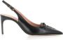 Malone Souliers Zwarte leren slingback hakken Black Dames - Thumbnail 1