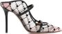 Malone Souliers Zwarte Mesh Bloem Pumps Multicolor Dames - Thumbnail 1