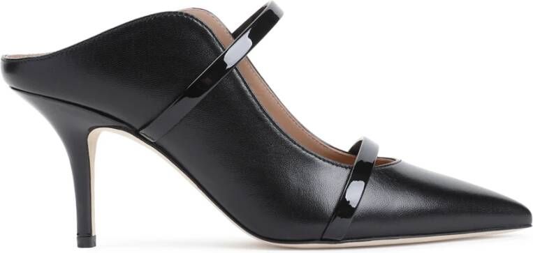 Malone Souliers Zwarte Nappa Leren Hakken Black Dames