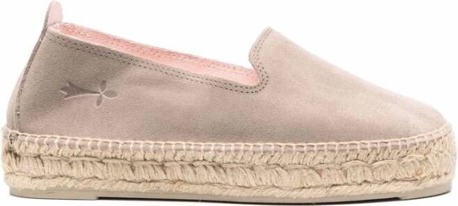 Manebí Beige Platte Schoenen Beige Dames