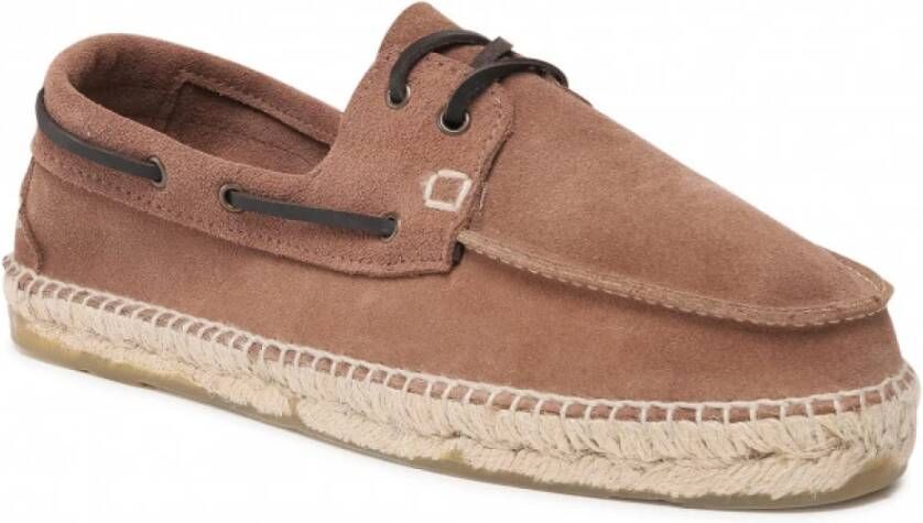 Manebí Bruine Suède Bootschoenen Espadrilles Brown Heren