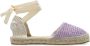 Manebí Espadrilles met logo Purple Dames - Thumbnail 1