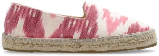 Manebí Gestreepte espadrilles Pink Dames