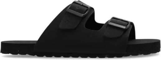 Manebí Slides met logo Black Heren