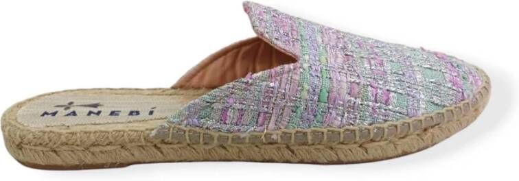 Manebí Stijlvolle Espadrilles voor Zomerse Dagen Multicolor Dames