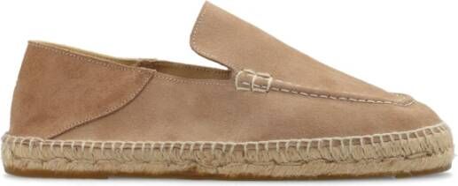 Manebí Suède espadrilles Brown Heren