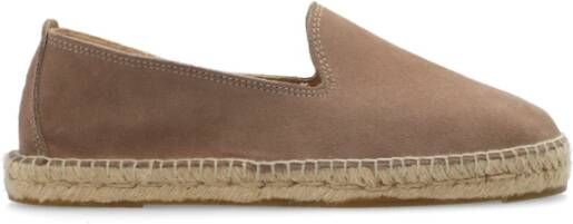 Manebí Suède espadrilles Brown Heren