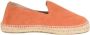 Manebí Suède Espadrilles met 2cm zool Orange Dames - Thumbnail 1