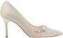 Manolo Blahnik Beige Kristal Stiletto Hakken Beige Dames - Thumbnail 1