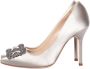 Manolo Blahnik Cotton heels Gray Dames - Thumbnail 1