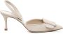 Manolo Blahnik Elegante gehakte Maysli schoenen Beige Dames - Thumbnail 1