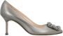 Manolo Blahnik Fabric heels Gray Dames - Thumbnail 1