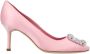 Manolo Blahnik Fabric heels Pink Dames - Thumbnail 1