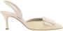 Manolo Blahnik Gestanste gesp Almond Toe Pumps Beige Dames - Thumbnail 1