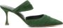 Manolo Blahnik Katoen Elastan Sandalen Green Dames - Thumbnail 5