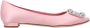 Manolo Blahnik Leather flats Pink Dames - Thumbnail 1