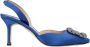 Manolo Blahnik Leather heels Blue Dames - Thumbnail 1