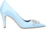 Manolo Blahnik Leather heels Blue Dames - Thumbnail 1