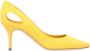 Manolo Blahnik Leather heels Yellow Dames - Thumbnail 1