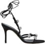 Manolo Blahnik Leather sandals Black Dames - Thumbnail 1