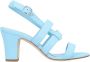 Manolo Blahnik Leather sandals Blue Dames - Thumbnail 1