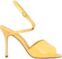 Manolo Blahnik Leather sandals Yellow Dames - Thumbnail 1