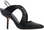 Manolo Blahnik Leren Stiletto Hak Pumps Black Dames - Thumbnail 1