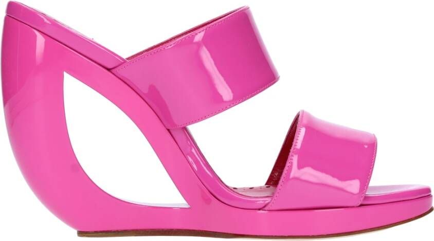 Manolo Blahnik Met hak Fuchsia Pink Dames