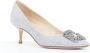 Manolo Blahnik Pre-owned Fabric heels Gray Dames - Thumbnail 1