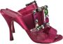 Manolo Blahnik Pre-owned Fabric heels Pink Dames - Thumbnail 1