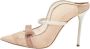 Manolo Blahnik Pre-owned Lace heels Beige Dames - Thumbnail 1