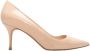 Manolo Blahnik Pre-owned Leather heels Beige Dames - Thumbnail 1