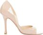 Manolo Blahnik Pre-owned Leather heels Beige Dames - Thumbnail 1