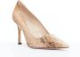 Manolo Blahnik Pre-owned Leather heels Beige Dames - Thumbnail 1