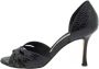 Manolo Blahnik Pre-owned Leather heels Black Dames - Thumbnail 1