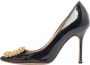 Manolo Blahnik Pre-owned Leather heels Black Dames - Thumbnail 1