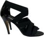 Manolo Blahnik Pre-owned Leather heels Black Dames - Thumbnail 1