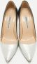 Manolo Blahnik Pre-owned Leather heels Gray Dames - Thumbnail 1