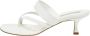 Manolo Blahnik Pre-owned Leather sandals White Dames - Thumbnail 1