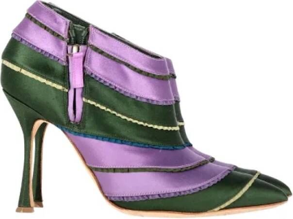 Manolo Blahnik Pre-owned Plastic boots Multicolor Dames