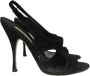 Manolo Blahnik Pre-owned Sandalen Black Dames - Thumbnail 1