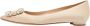 Manolo Blahnik Pre-owned Satin flats Beige Dames - Thumbnail 1