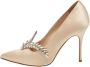 Manolo Blahnik Pre-owned Satin heels Beige Dames - Thumbnail 1