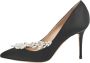 Manolo Blahnik Pre-owned Satin heels Black Dames - Thumbnail 1