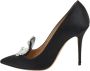 Manolo Blahnik Pre-owned Satin heels Black Dames - Thumbnail 1