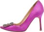 Manolo Blahnik Pre-owned Satin heels Pink Dames - Thumbnail 1