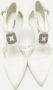 Manolo Blahnik Pre-owned Satin heels White Dames - Thumbnail 1