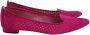 Manolo Blahnik Pre-owned Suede flats Pink Dames - Thumbnail 1