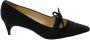 Manolo Blahnik Pre-owned Suede heels Black Dames - Thumbnail 1