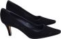 Manolo Blahnik Pre-owned Suede heels Black Dames - Thumbnail 1